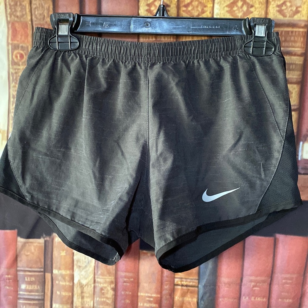 Nike Dri-FIT Running Shorts Black Gray Lined Athletic Size XS